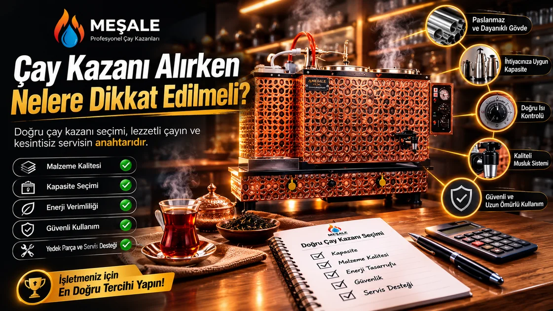 Çay Kazanı Alırken Nelere Dikkat Edilmeli?