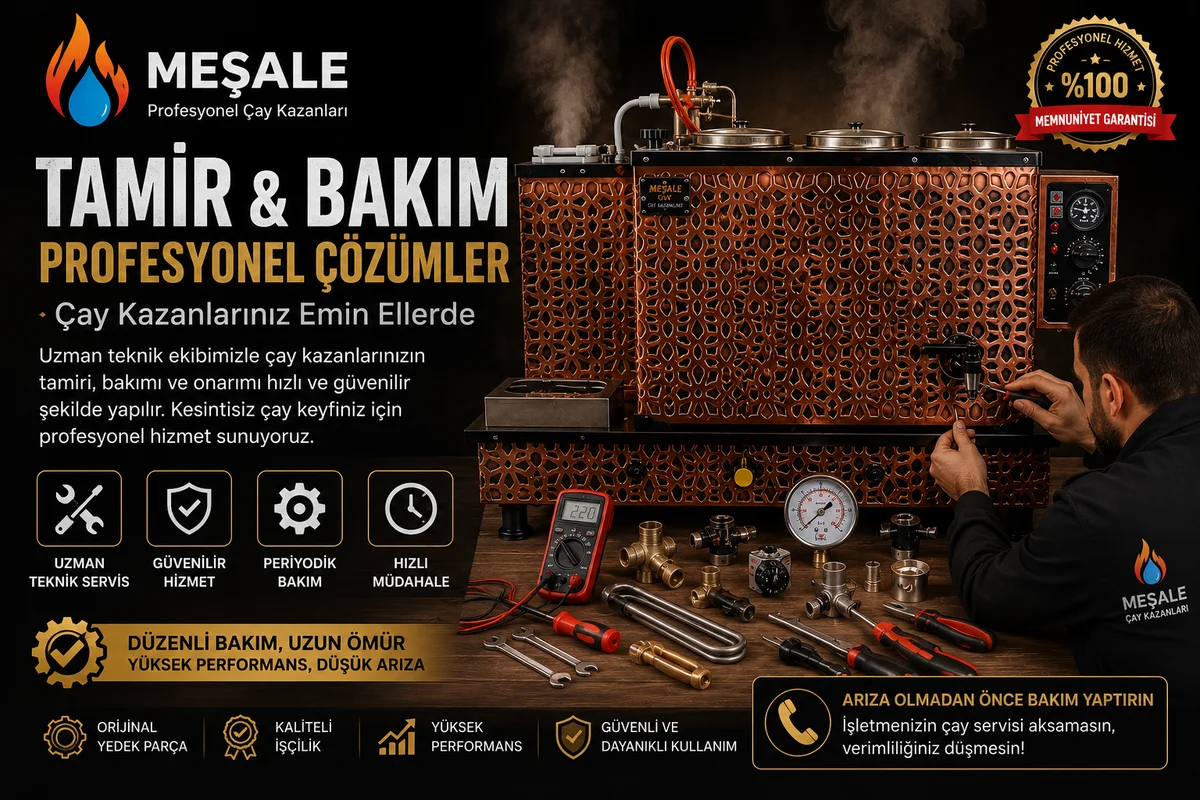 Çay Kazanı Tamir ve Bakım Hizmeti