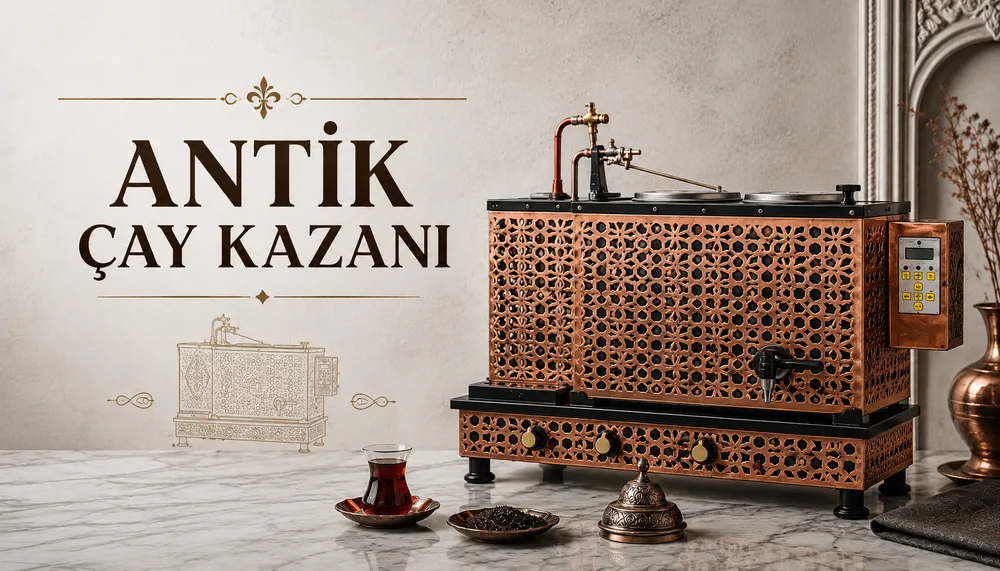Antik Bakır Çay Kazanları